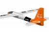 Motoszybowiec PULSE 2200 V2 ARF - 220cm rozpiętości, 6 serw, silnik i regulator 50A